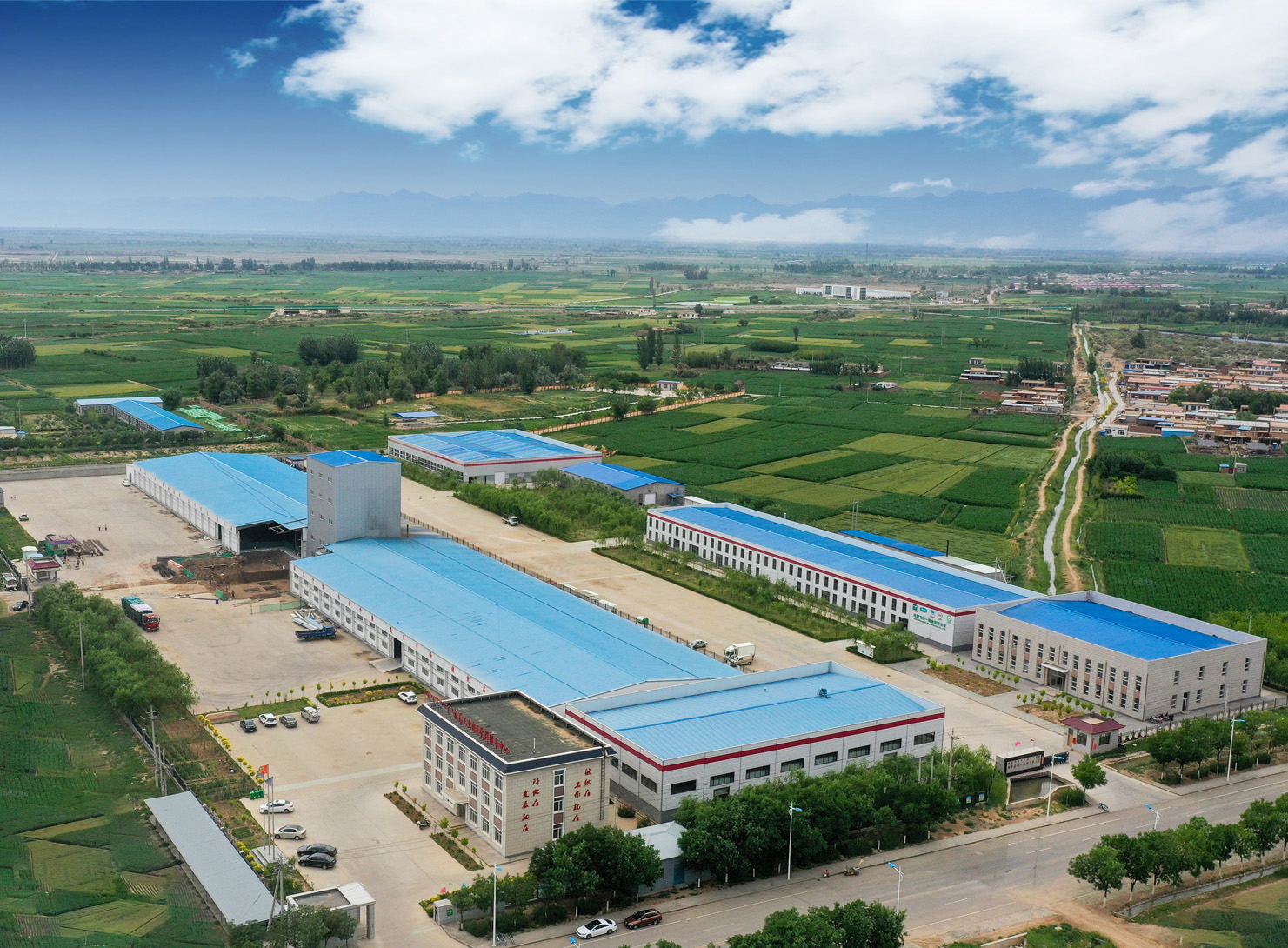 廠區(qū)航拍圖