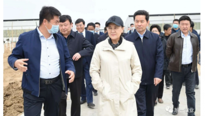 自治區(qū)黨委副書記、自治區(qū)主席布小林到旭一牧業(yè)考察調(diào)研